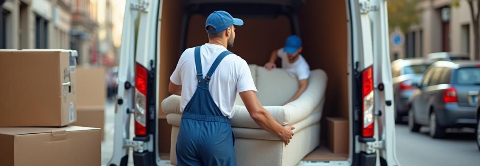 Specialist team carrying out a discreet house clearance in a UK property