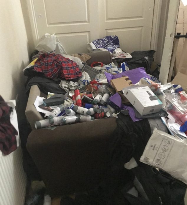 Hoarded Newcastle upon Tyne property in need of specialist clearance