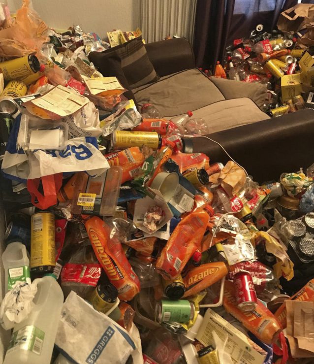 Hoarded Nottingham property in need of specialist clearance